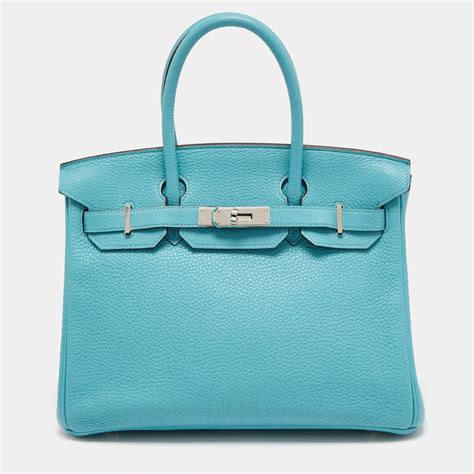 bleu saint cyr hermes|HERMES Taurillon Clemence Birkin 30 Bleu Saint Cyr.